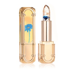 Lipstick Color Changing Lips Color Changing Lips Temperature Change Color Lipstick Gold Cover Lipstick INS Fashion Lip Gloss Crystal Jelly Lipstick 3.8g Lipstick 01#Smurf