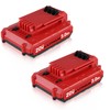 VANTTECH 2Pack PCC680L 3.0Ah 20V Battery Compatible with Porter Cable