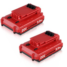 VANTTECH 2Pack PCC680L 3.0Ah 20V Battery Compatible with Porter Cable 20 Volt PCC680L PCC681L PCC682L PCC685L PCC685LP 20V Cordless Power Tools