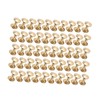 50 Set Leather Fasteners Kit Rivets for Binding Belt Strap