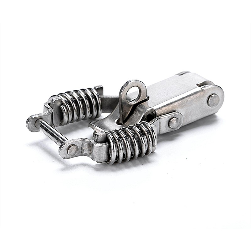 90 Degrees spring hasp Toolbox toggle latches lock，Stainless steel 304
