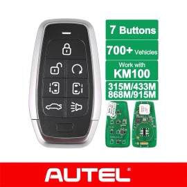 Autel iKey Universal Remote Smart Key Standard 7 Button Programmable IKEYAT7TPRS