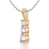 Ladies 9 Carat Gold on 925 Sterling Silver 1.05 Carat