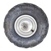 GoPowerSports Mini Bike 145x70-6 Rear V-Tread Tire & Wheel Assembly,