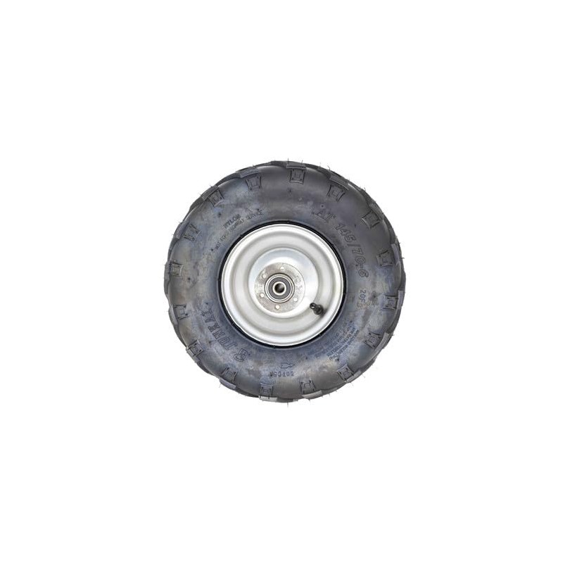 GoPowerSports Mini Bike 145x70-6 Rear V-Tread Tire & Wheel Assembly,