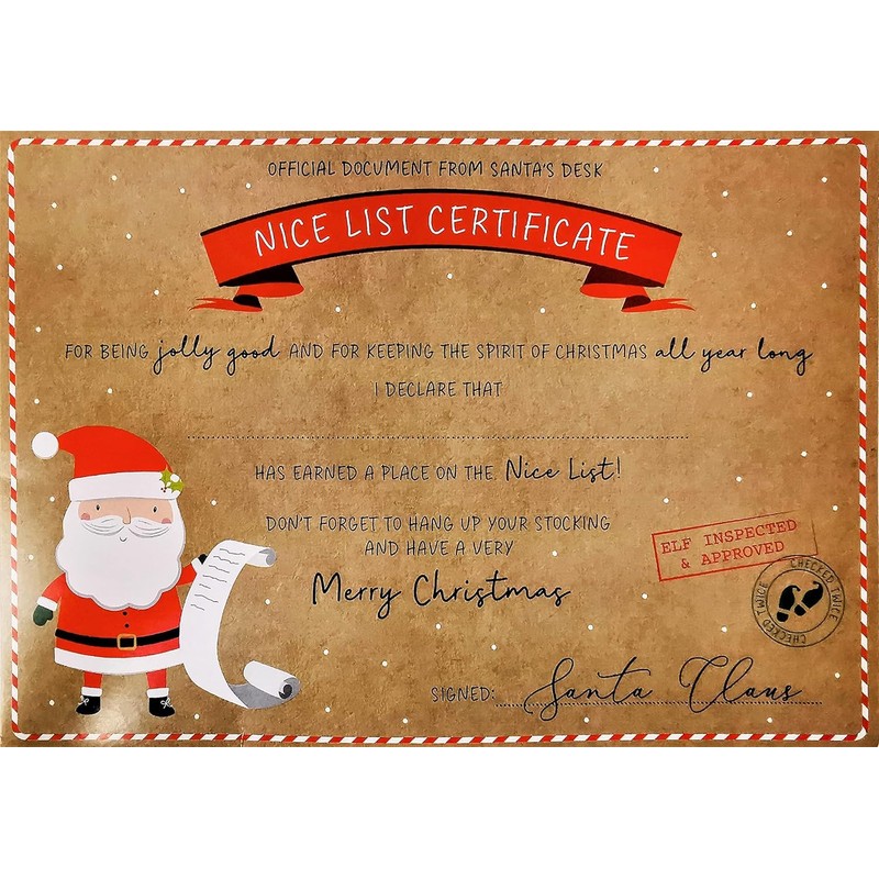 Christmas Eve Pack - Santa Placemat, Magic Key, Footprint Stencils,