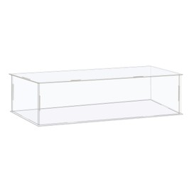 MECCANIXITY Acrylic Display Case Box Clear Dustproof Protection Showcase 12.2x4.3x4.3 Inch for Collectibles Display