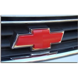 Bowtie Overlay Decals - 2006-2013 Impala - (Color: Flat Black)