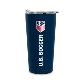 Rico Industries US Soccer 20oz Stainless Steel Tumbler with Lid - Great for Coffee, Tea, Water or Cocktails