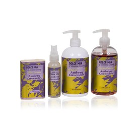Dolce Mia | Ambery Lavender Flight of Fancy | Lotion, Liquid, Mist, Bar | Organic Botanicals | Hypoalergenic | Vegan + Cruelty Free