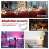 [TaidaLink] 10ft Clear Extension Cord 125V 10A 1250W Slim Design,