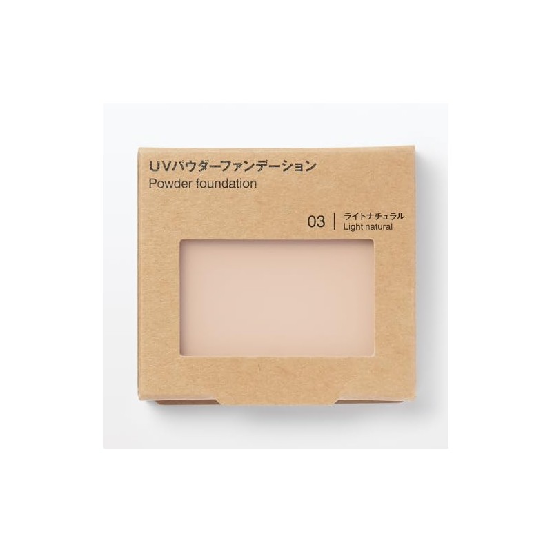 MUJI OAP39A4S UV Powder Foundation Light Natural SPF 30 PA+++