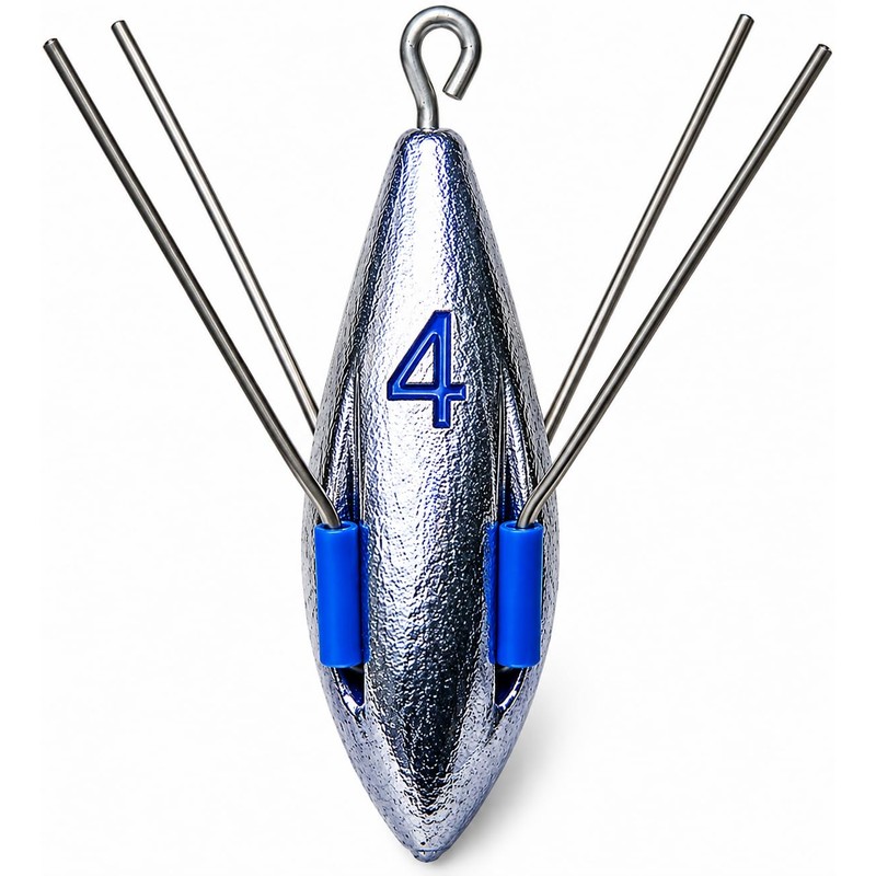 Distance Sea Fishing Grip Weights with Breakout Wires, Long Casting