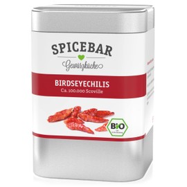 Spicebar Birdseye Chilli, approx. 100,000 Scoville, Whole Pod, Organic (1 x 20g)