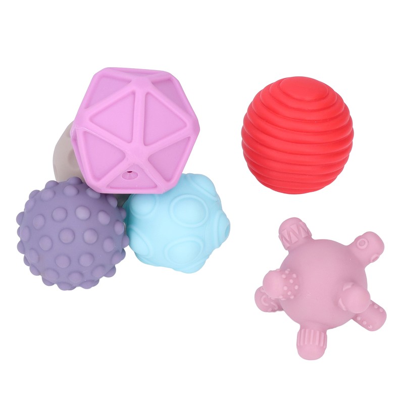 Soft Rubber Building Blocks DIY Infants Toddlers Manual Brain Relief