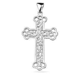 Cross Real Sterling Silver 925 Pendant Religious Handmade Jewellery