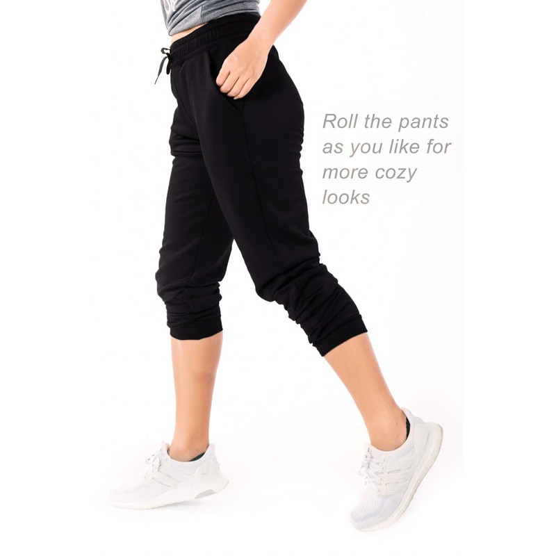 Yogipace Extra Tall Women's 34" High Waisted Fleece Lined Joggers