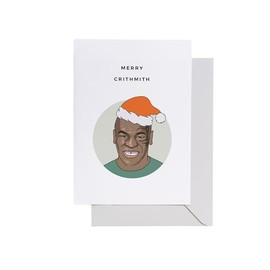 Haven Print Co. Funny Mike Tyson Christmas Card, Humor, Holiday Humor, Merry Crithmith, General, For Anyone, Holiday Greeting Card, Greeting Cards