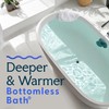 SlipX Solutions Bottomless Bath Overflow Drain Cover for Tub, Adds