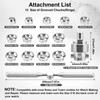 MEKOTRIN 5537 Watch Case Back Removal Tool with 13 Dies,