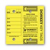 Donkey Key Tags - Half Pack - Laminated Self-Protecting (125