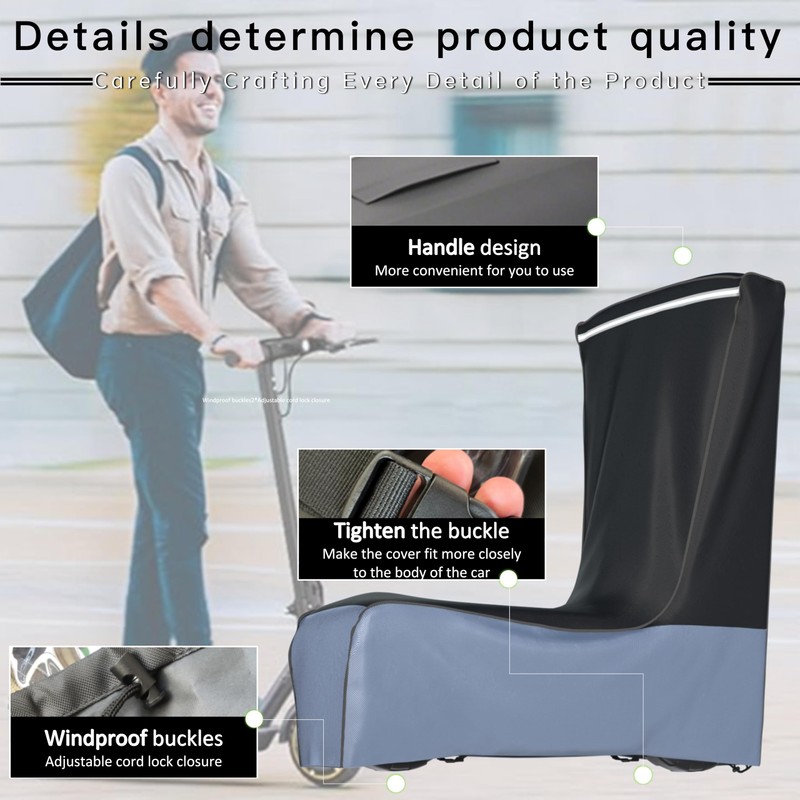 Electric Scooter Cover (300W-3000W) - All Season Universal Fit, Better