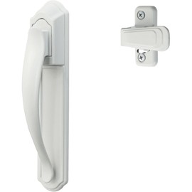 Ideal Security DX Pull Handle Replacement Set for Storm Door and Screen Door, White