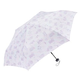 Waterfront U351-0814PL1-BE Umbrella, Umbulatio Neo Mini, Twald Juy Grape, 20.1 inches (51 cm), Mini Size, Easy to Open and Close, Women's