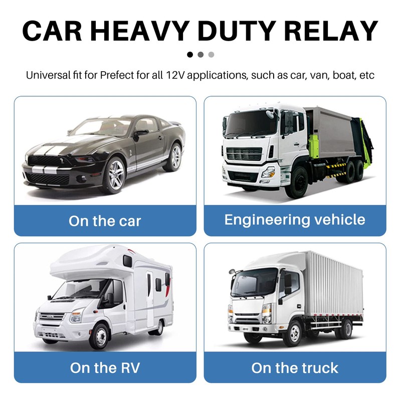 CeaHoify 12V 100Amp 4-Pin Heavy Duty ON/Off Switch Split Charge