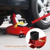 Zodazoqa 2 Pcs Car Trolley Slotted Jack Rubber Potector Pad