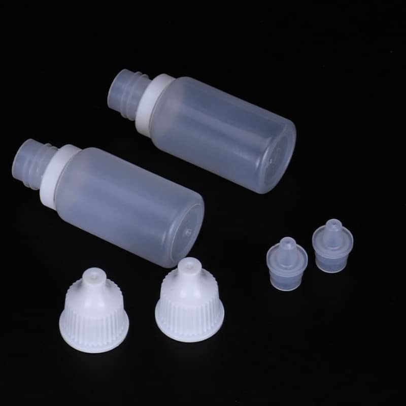 Empty Liquid Dropper Bottles Plastic Squeeze Refillable DIY Containers 50PCS