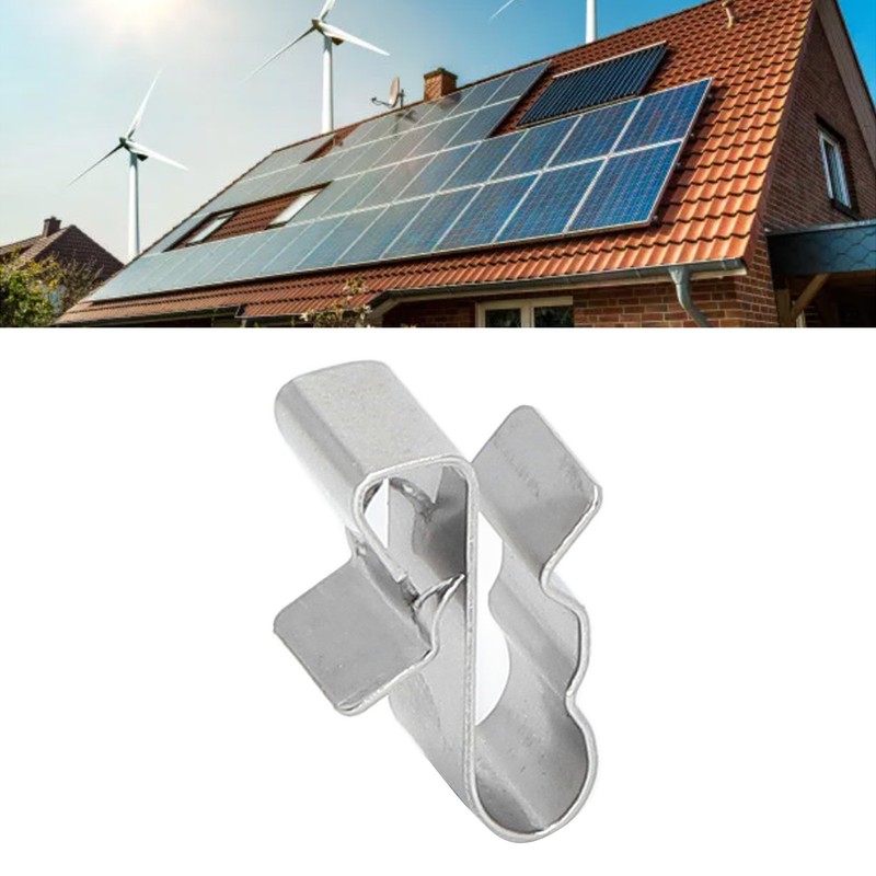 50Pcs Photovoltaic Cable Clip Wire Clamp Cord Fixing Holder Set