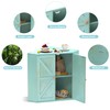 Trironsun Corner Bread Box for Kitchen Counter Double Layer Bamboo