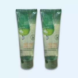 The Saem 더샘 제주 생생 알로에 수딩젤 튜브250ml 2개 The Som Jeju Fresh Aloe Soothing Gel Tube 250ml 2pcs