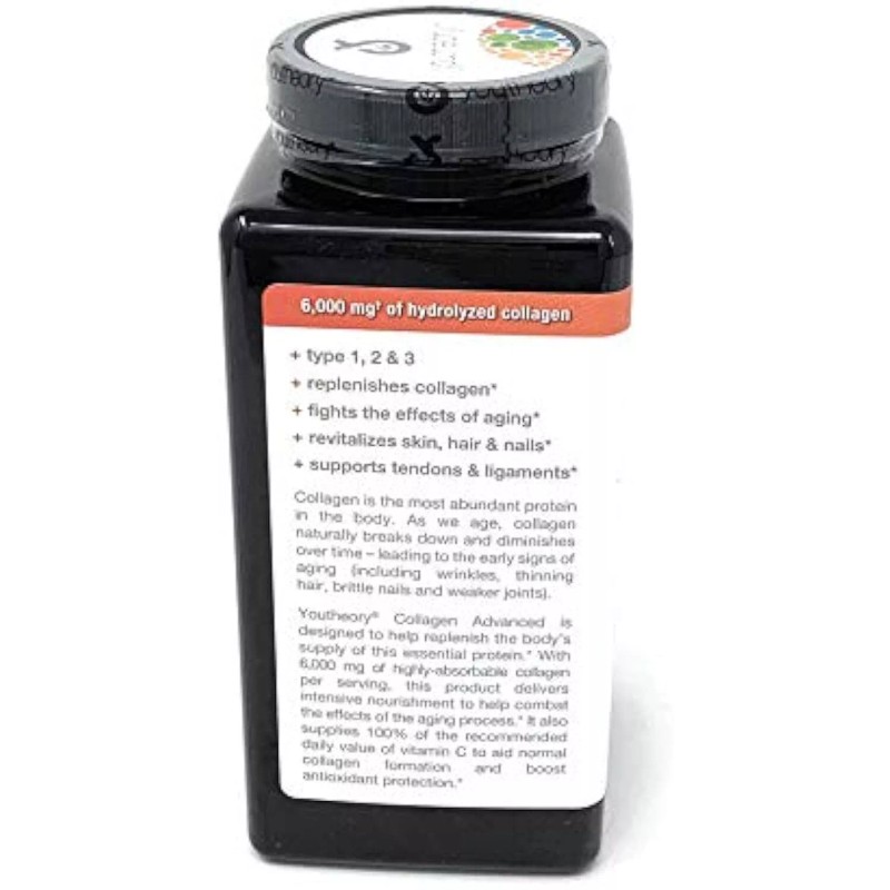 Youtheory Collagen Plus Biotin, 390 Tablets