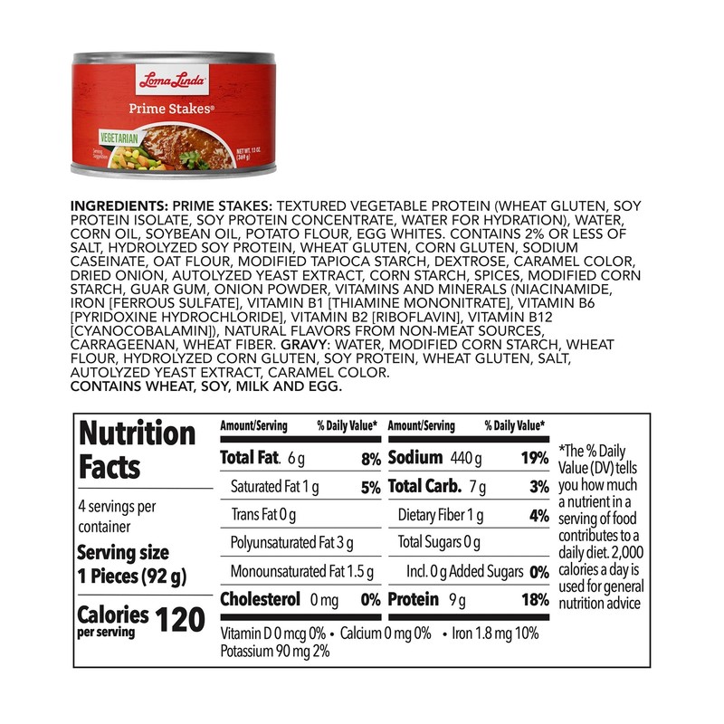 Loma Linda - Plant-Based - Prime Stakes (13 oz.)