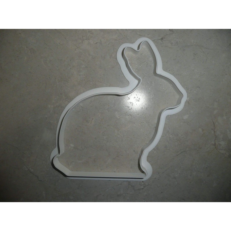 LARGE EASTER BUNNY RABBIT COOKIE CUTTER MADE IN USA PR217
