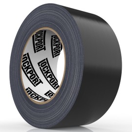 Lockport Black Duct Tape Heavy Duty 2in x 45 Yards - Heavy Duty Waterproof Black Duct Tape for Home Use, DIY Projects, and Repairs