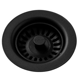 Elkay LKQS35 3-1/2" Basket Strainer - Black