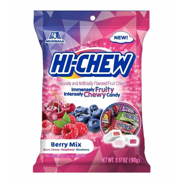 Morinaga 1 BAG Morinaga Hi-Chew Berry Mix Black Cherry, Raspberry