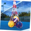 OHPHCALL Sports Ball Carrier Bag Large Mesh Bag Basketball Volleyball