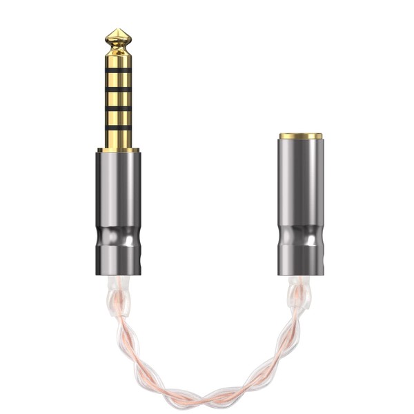 GEEKRIA 4.4MM Balanced Male to 3.5MM Balanced Female Headphones Plug