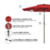 AreShark 10FT 2-Tiers Outdoor Patio Umbrella, Outdoor Table Umbrella with