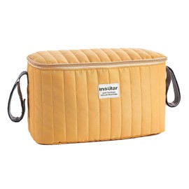 SONARIN Multifunctional Waterproof Pram Bag Organiser, Portable Lightweight Buggy Organiser Bag, Universal Pram Organiser, Storage Bag, Mum Bag (Yellow)