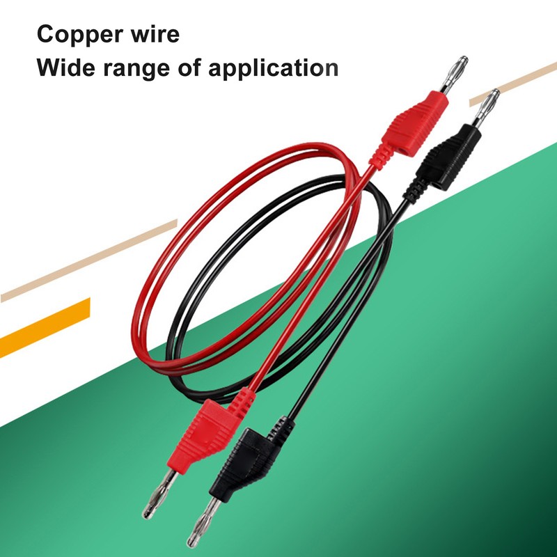Banana Plug Silicone Test Leads Kit 2000V 20A 18AWG 4mm