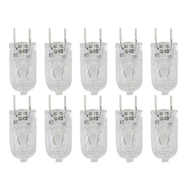 YTXXDEUS 10PCs Universal Light Bulb for GE Kenmore Maytag Over The Stove Range Microwave Oven, G8 120V 20W Replacement Halogen Bulb,Replaces WB25X10019 WB36X10213