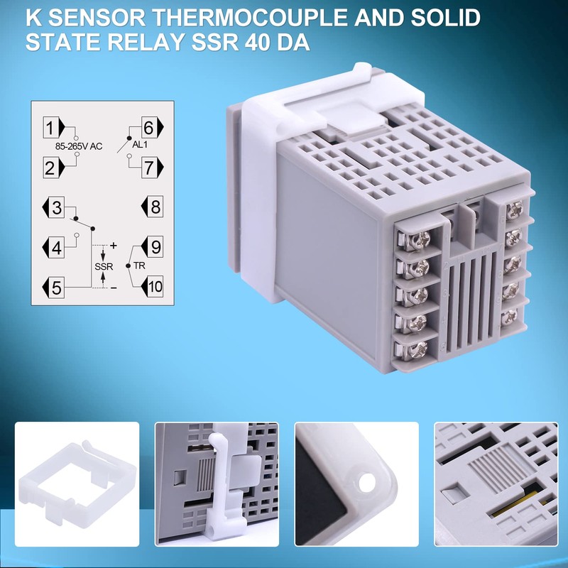 Twidec/MV100-B10 Digital Display PID Temperature Controllers Thermostat Regulator AC 85V