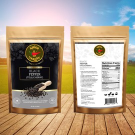 Spice Magic Black Pepper Whole (Kali Mirch) ~ 100% Pure, Aromatic & Natural I Gluten-Free I Non-GMO I Indian Origin (3.5oz (100g)