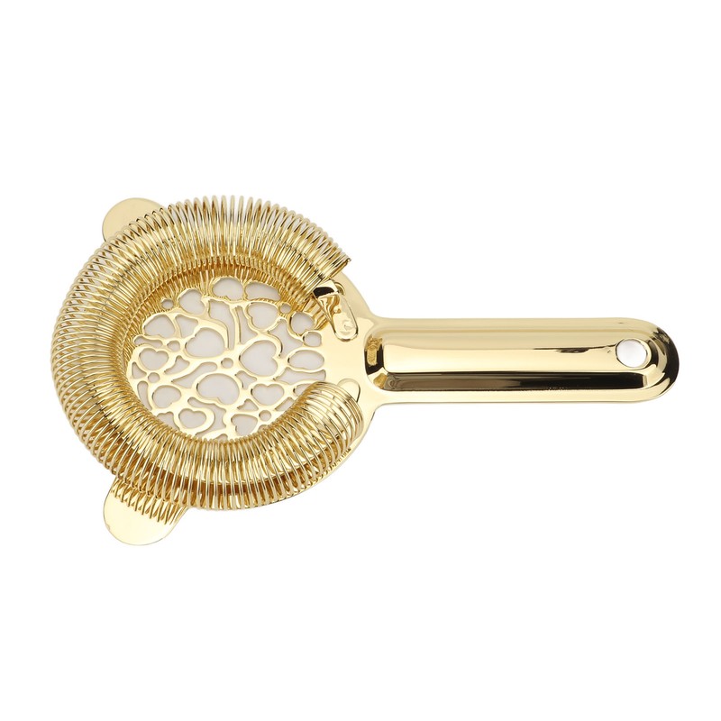 Cocktail Strainer Stainless Steel Gorgeous Glossy Bartending Ice Strainer for