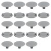 19Pcs Plastic Hole Covers Caps, 35mm Diameter Round Hinge Hole